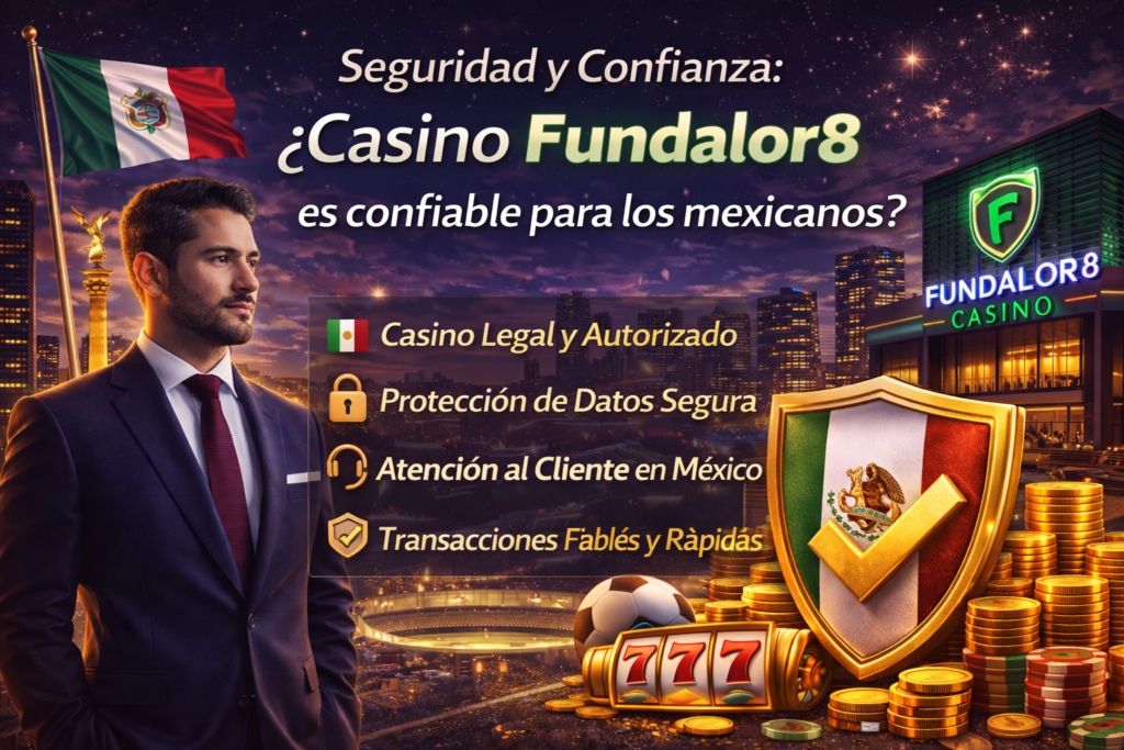 Seguridad y Confianza ¿Casino Fundalor8 es confiable para los mexicanos